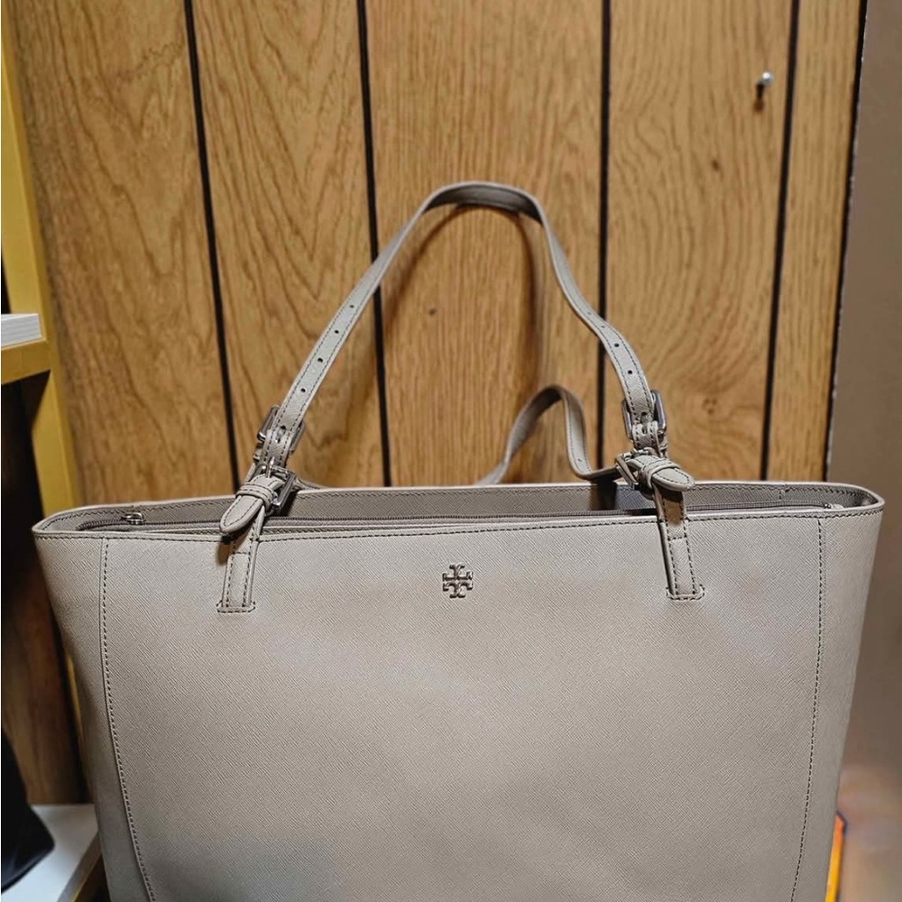 Tory Burch Light Tan Tote Bag